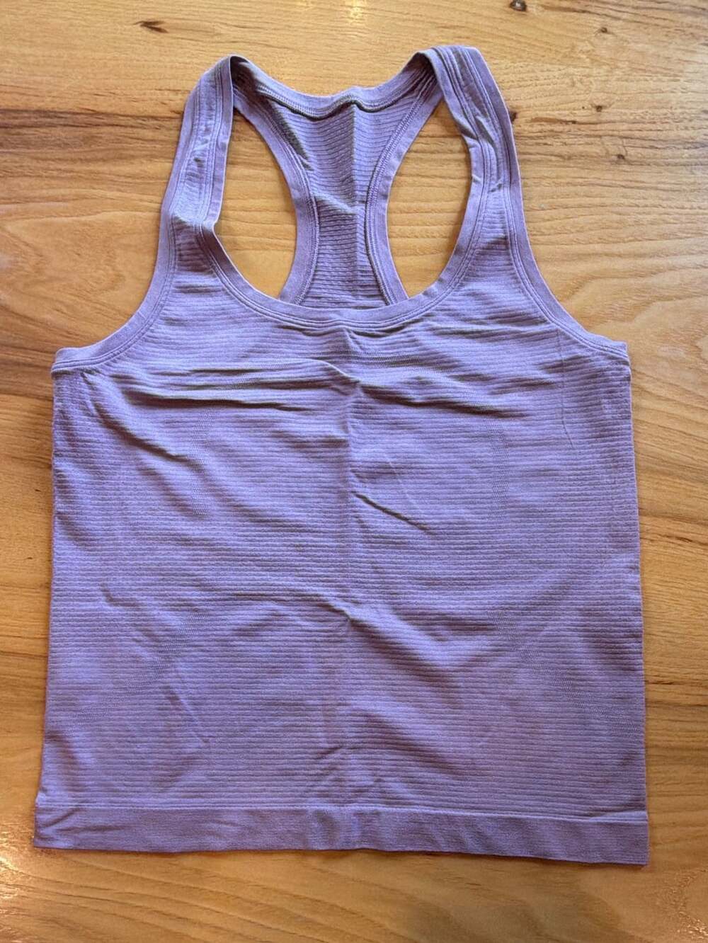Lululemon Swiftly Tech Racerback Tank Size 4 Purple Seamless